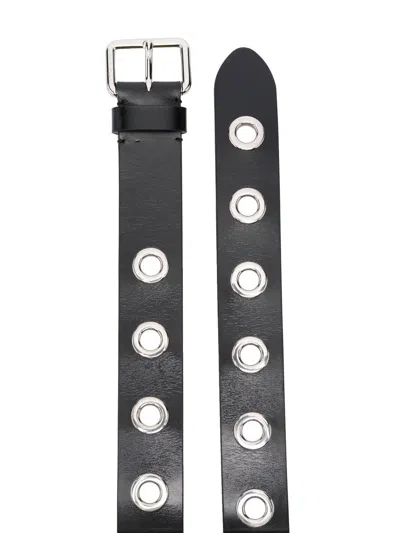 Alexander Mcqueen Alexander Mc Queen Eyelets Leather Belt