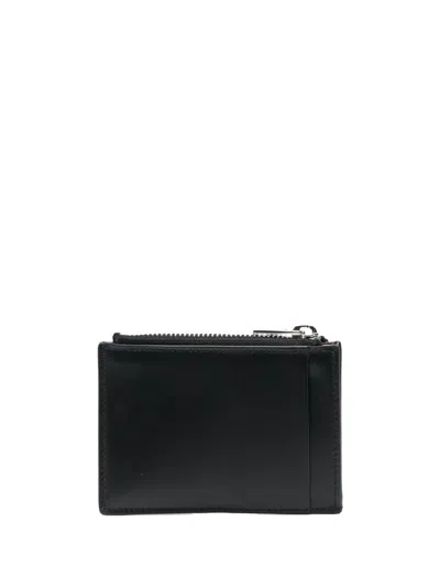Alexander Mcqueen Alexander Mc Queen Logo Leather Coin Zip Holder