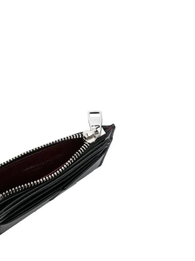 Alexander Mcqueen Alexander Mc Queen Logo Leather Coin Zip Holder