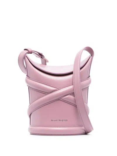 Alexander Mcqueen Alexander Mc Queen The Curve Leather Bucket Bag