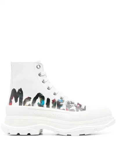Alexander Mcqueen Tread Slick Canvas Sneakers