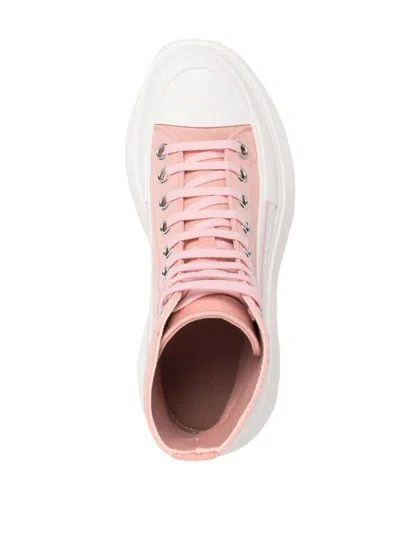 Alexander Mcqueen 45mm Tread Slick Leather Combat Boots