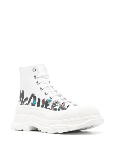 Alexander Mcqueen Tread Slick Canvas Sneakers