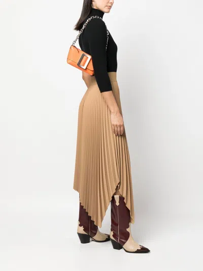 Boyy Buckle Pouchette Leather Shoulder Bag