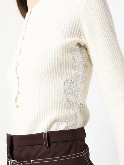 Chloé Embroidered Wool Jumper