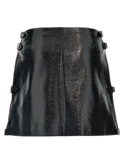 Courrèges Multi Sangle Vynil Mini Skirt