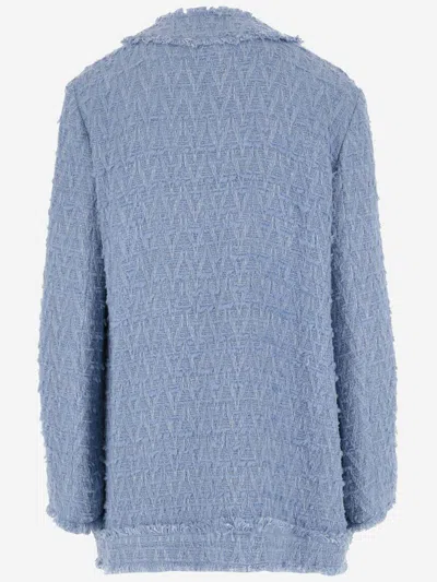 Dolce & Gabbana Light Blue Multiple Pocket Jacket