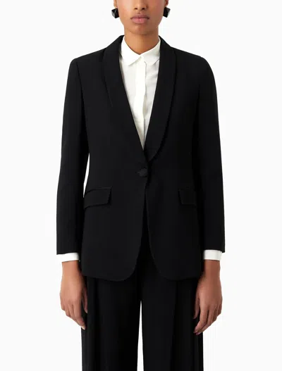 Emporio Armani Jackets Black