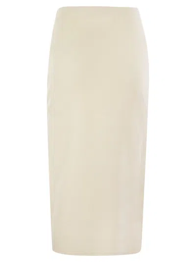 Shop Fabiana Filippi Brushed Mohair Skirt