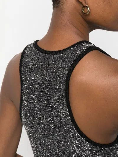 Fabiana Filippi Sequin-embellished Knitted Tank Top