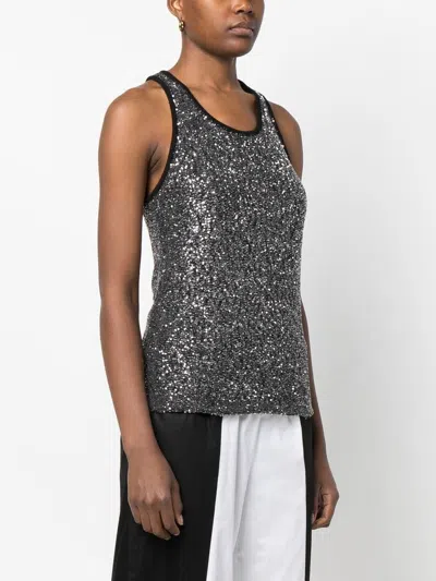 Fabiana Filippi Sequin-embellished Knitted Tank Top