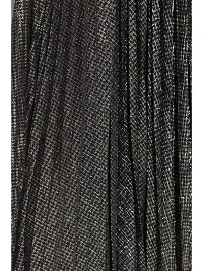 Shop Forte Forte Lamé Pied De Poule Long Skirt