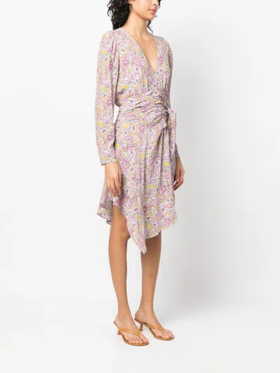 Iro Graphic-print Wrap Minidress