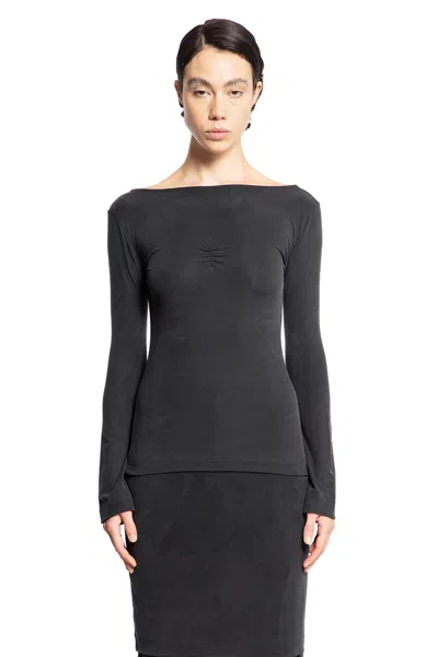 Shop Alainpaul Woman Black Tops