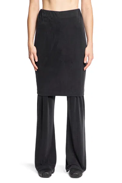 Shop Alainpaul Woman Black Trousers