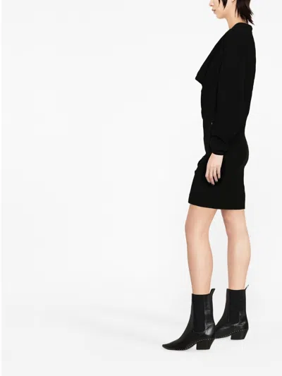 Isabel Marant Lazeli Draped Sequin-embellished Crepe Mini Dress