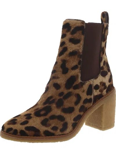 Ralph Lauren Marianna Womens Suede Chelsea Boots In Multi