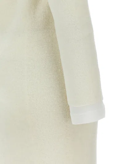 Jil Sander Crew Neck Layered Hem Long Sleeves