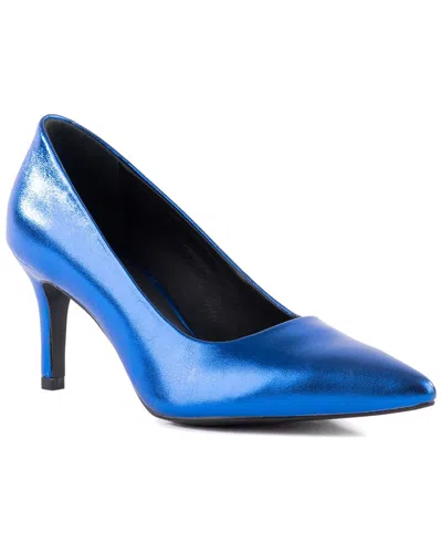 Shop Seychelles Motive Leather Pump In Blue