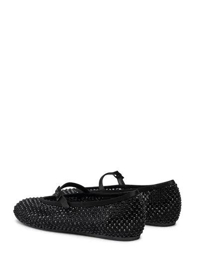 Le Silla 'gilda' Round Toe Embellished Ballet Flats