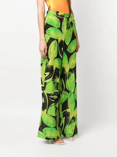 Louisa Ballou Green Cruise Trousers