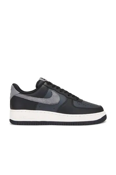 Nike Men's Air Force 1 '07 Lv8 In Black Smoke In Multi