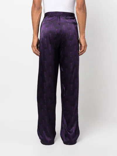 Ozwald Boateng Elastic Waist Printed Silk Trousers