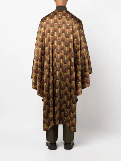 Ozwald Boateng Printed Silk Kaftan