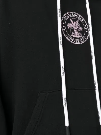 Palm Angels Black College Classic Hoodie