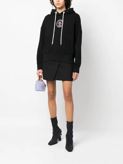 Palm Angels Black College Classic Hoodie