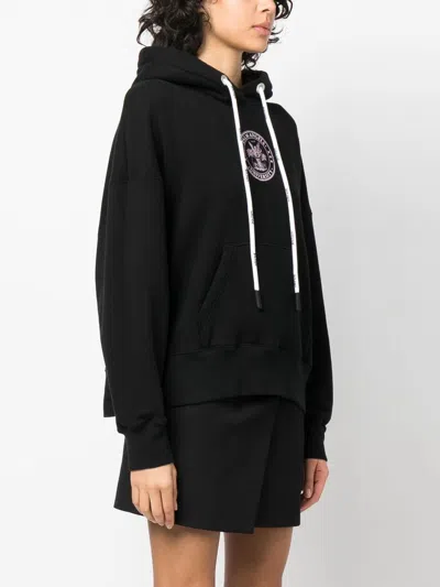 Palm Angels Black College Classic Hoodie
