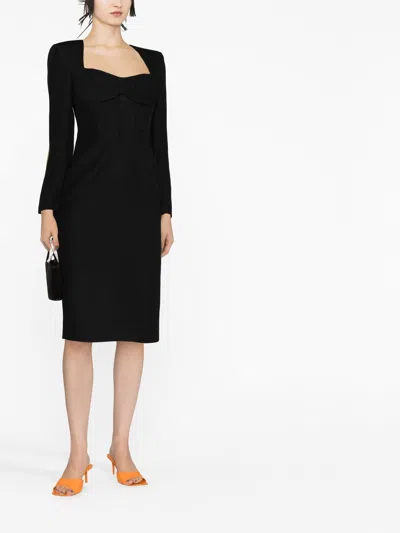 Roland Mouret Pre Wool And Silk Blend Midi Tube Dress
