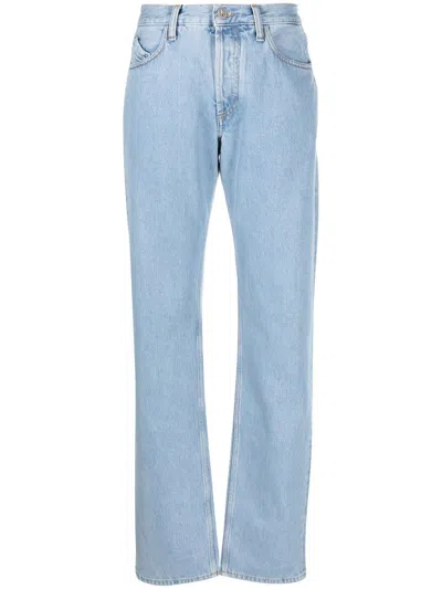 Attico Straight-leg Boyfriend Jeans In Blue