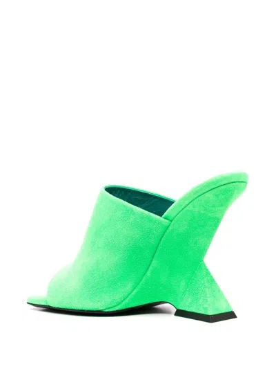 Shop Attico The  Cheope Suede Mules