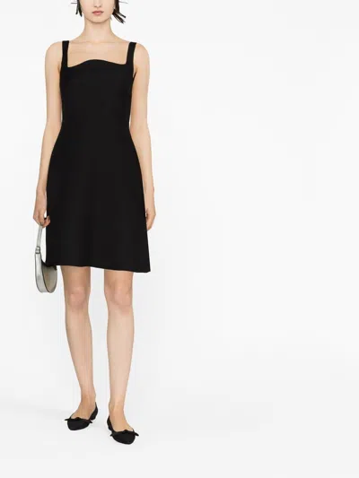 Valentino Open-back Wool And Silk-blend Crepe Mini Dress