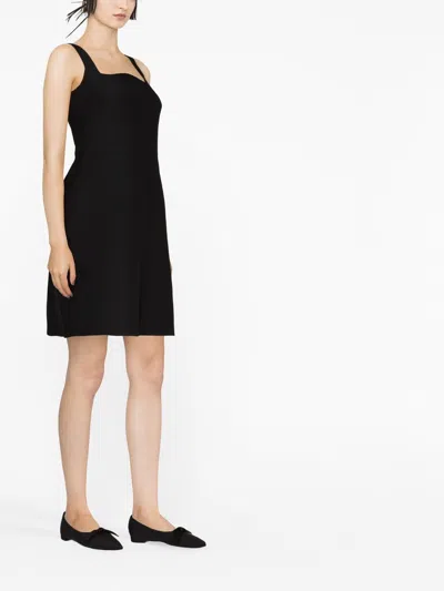 Valentino Open-back Wool And Silk-blend Crepe Mini Dress