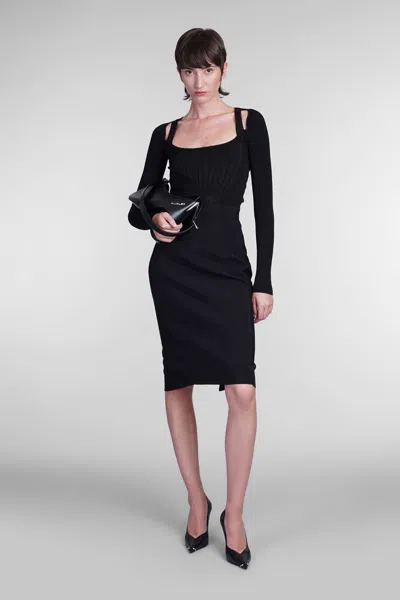 Mugler Ju0542 Skirt Clothing In Black