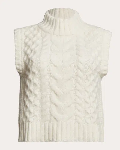 Eleven Six Women's Ada Cable-knit Alpaca-blend Sweater In White