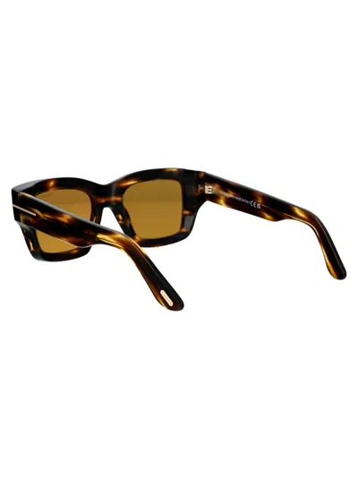 Shop Tom Ford Sunglasses In 52e Dark Havana