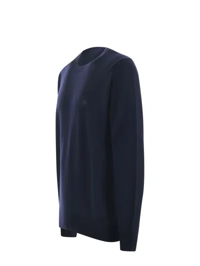 Etro Crew Neck Knitwear Sweater In Blue