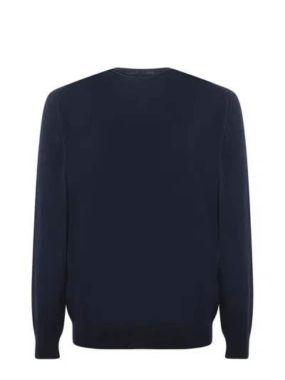 Etro Crew Neck Knitwear Sweater In Blue