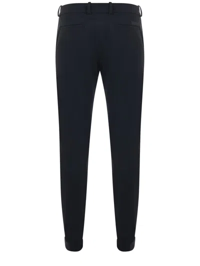 Rrd Tailored Black Trousers With Ankle-length Cut In Blue