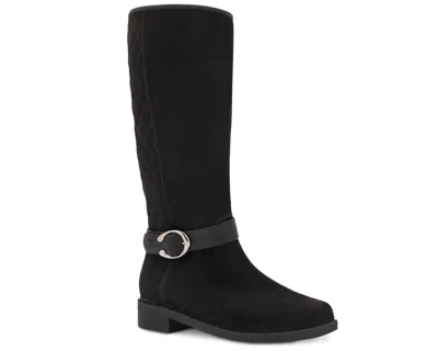 Ulan Waterproof Tall Riding Boots In Black In Black