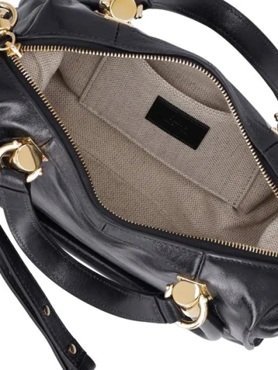 Chloé Paraty 24 Handbag In Black