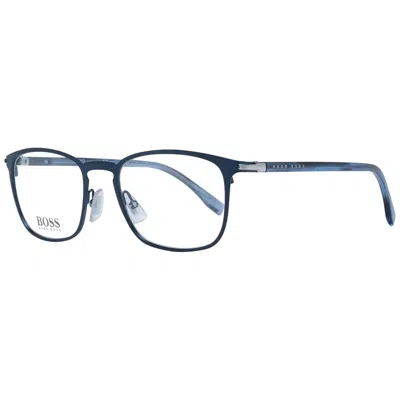 Hugo Boss Blue Men Optical Frames In Blue