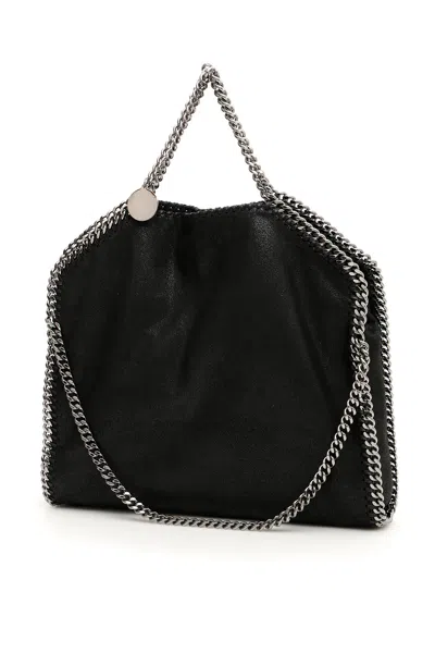 Shop Stella Mccartney 3 Chain Falabella Tote Bag In Black