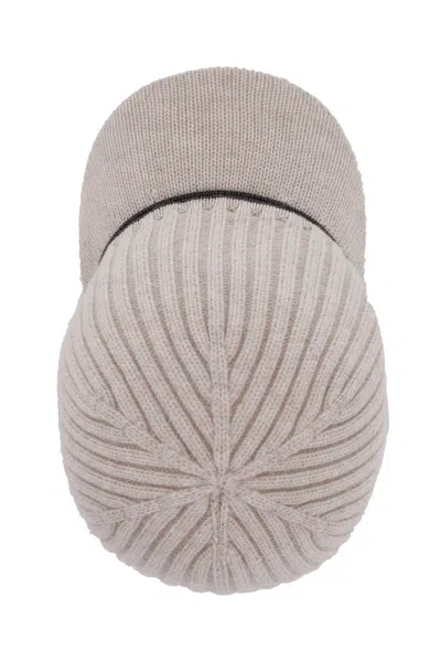 Shop Brunello Cucinelli Baseball Cap In Knit Fabric