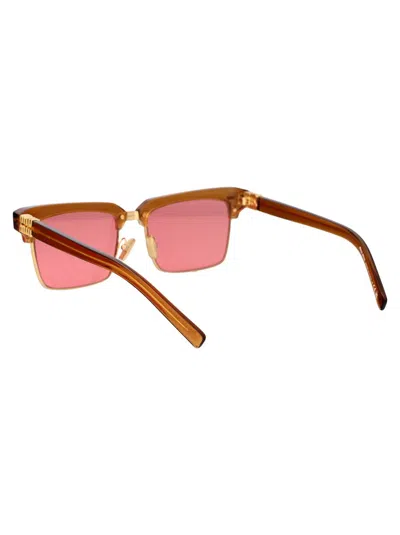 Miu Miu 0mu 10zs Sunglasses In 15t1d0 Caramel Trasparent