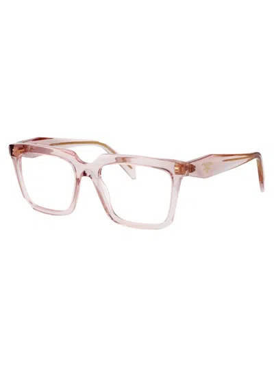 Prada Optical In 19q1o1 Transparent Peach