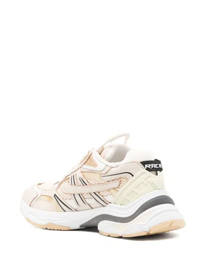 Ash Race Sneakers In Beige